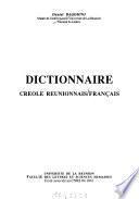 Dictionnaire créole réunionnais-français