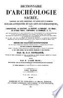 Dictionnaire d'archéologie sacrée
