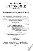 Dictionnaire d'économie charitable, ou Exposé historique, théorique et pratique de l'assistence religieuse, publique et privée ancienne et moderne