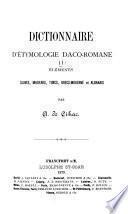 Dictionnaire d'étymologie daco-romane: Éléments latins