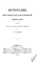Dictionnaire d'étymologie daco-romane