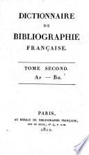 Dictionnaire de bibliographie française