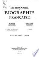 Dictionnaire de biographie française: Humann-Lacombe
