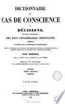 Dictionnaire de cas de conscience. revu par Amort, revu par Collet, revu par Vermot