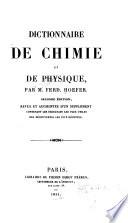 Dictionnaire de chimie et physique