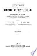 Dictionnaire de chimie industrielle