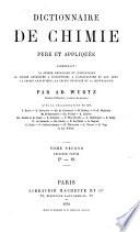Dictionnaire de chimie pure et appliquée