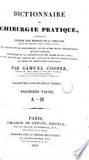 Dictionnaire de chirurgie patique