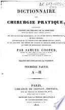 Dictionnaire de chirurgie pratique...