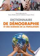Dictionnaire de démographie et des sciences de la population