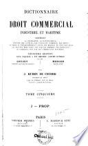 Dictionnaire de droit commercial