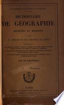 Dictionnaire de géographie ancienne et moderne a l'usage du libraire et de l'amateur de livres