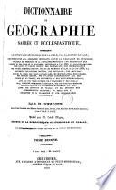 Dictionnaire de géographie sacrée et ecclésiastique, 2