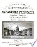 Dictionnaire de l'Académie Française. 1. [A - H]