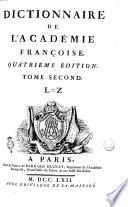 Dictionnaire de L'Académie Françoise