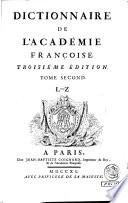 Dictionnaire de l'Académie Françoise