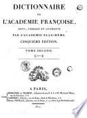 Dictionnaire de l'Académie francoise