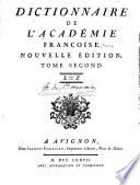 Dictionnaire de l'Académie françoise