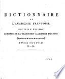 Dictionnaire de l'Académie Françoise