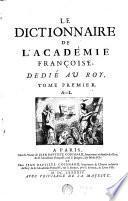 Dictionnaire de l'academie francoise