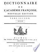 Dictionnaire de l'Académie françoise