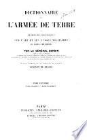 Dictionnaire de l'armée de terre
