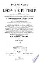 Dictionnaire de l'économie politique