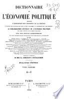 Dictionnaire de l'Économie Politique