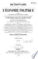 Dictionnaire de l'économie politique
