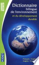 Dictionnaire de l'environnement et du développement durable