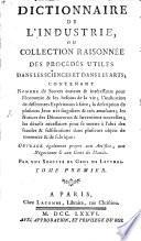 Dictionnaire de l'industrie