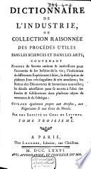 Dictionnaire de l'industrie