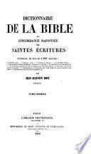 Dictionnaire de la Bible