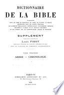Dictionnaire de la Bible