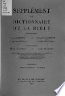 Dictionnaire de la Bible: Satan-Songe