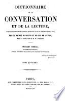 Dictionnaire de la conversation et de la lecture, 15