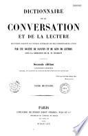 Dictionnaire de la conversation et de la lecture