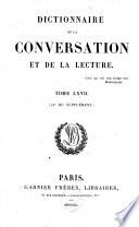 Dictionnaire de la conversation et de la lecture