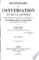 Dictionnaire de la Conversation et de la Lecture ...
