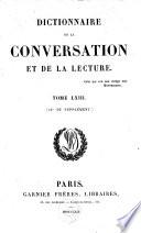 Dictionnaire de la conversation et de la lecture