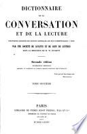 Dictionnaire de la Conversation et de la Lecture ...