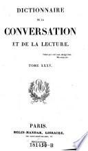 Dictionnaire de la conversation et de la lecture