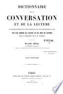Dictionnaire de la conversation et de la lecture