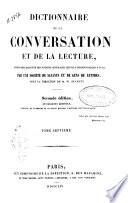 Dictionnaire de la conversation et de la lecture