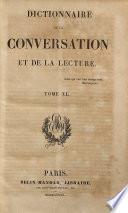 Dictionnaire de la conversation et de la lecture