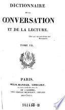 Dictionnaire de la conversation et de la lecture
