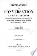 Dictionnaire de la conversation et de la lecture