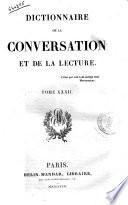 Dictionnaire de la conversation et de la lecture