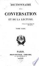 Dictionnaire de la conversation et de la lecture