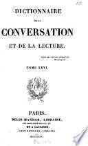 Dictionnaire de la conversation et de la lecture